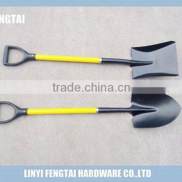 Garden Tools Short Fiberglass Handle Shovel