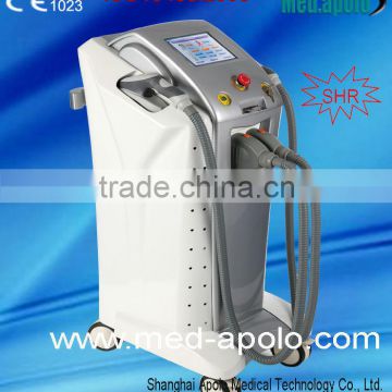 IPL SHR fast hair removal and skin remodeling machine by shanghai Apolo