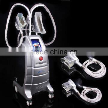 Professional fat dissolving 4 cryo handpieces cold lipolysis machine