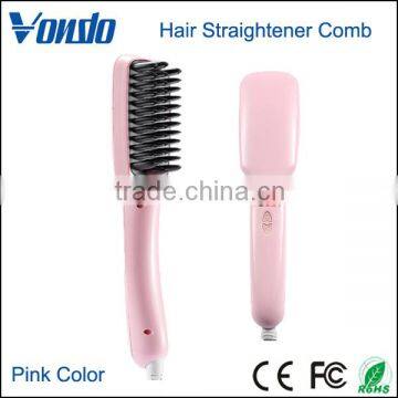 2017 New Arrival Professional Magical Hair Comb Electric Hair Straightener Brush photo-2