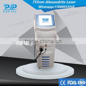 alexandrite laser 755nm hair removal equipment POP-A5 laser hair removal machine price