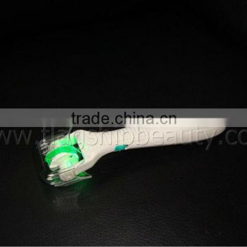 vibrating micro needle led derma roller +replaceable head