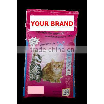 Dry cat food OEM Brand and packing