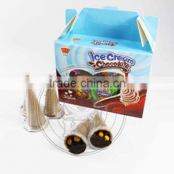 New Chocolate And Biscuit In Cone Cup