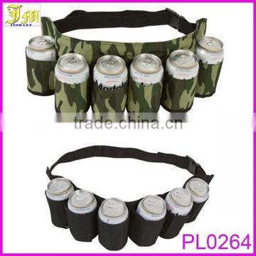 Party Beer & Soda Can Belt 6 Pack Holster - Great For Beer Lovers