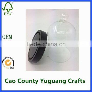 Round Wooden Bases for Music Box Wood Award Trophy Base photo-5