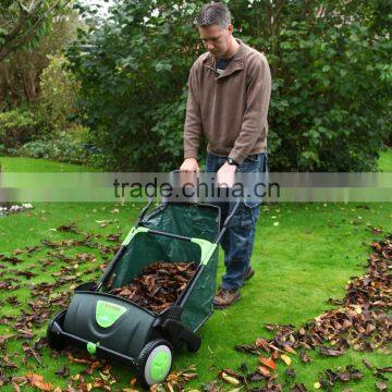 21 Inch Manual Hand Push Path Yard Lawn Garden Grass Leaf Sweeper