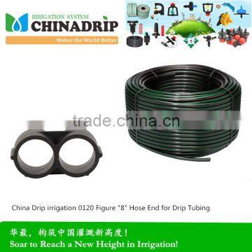 China Drip irrigation 0120 Figure "8" Hose End for Drip Tubing