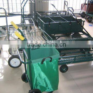 TC2030A leaf bag cart, foldable bag cart, garden cart