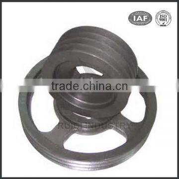 Cast Iron Casting Pump Driven Belt Pulley Taper Bore Pulley