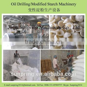 Modified corn maize starch processing line