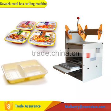 Neweek hand press green vegetable plastic case vacuum sealing machine