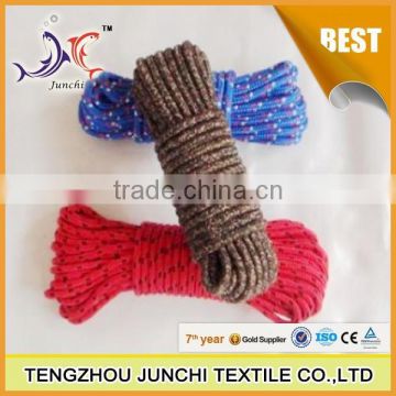 Junchi 8mm customized 100% double braided pp braided rope