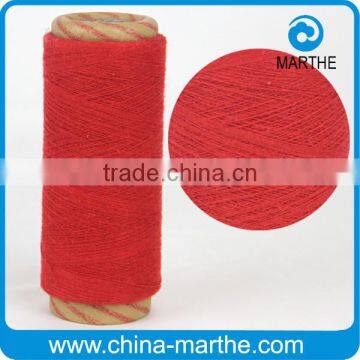 Ne 8 red Cotton Yarn/recycled yarn/blended yarn/glove yarn