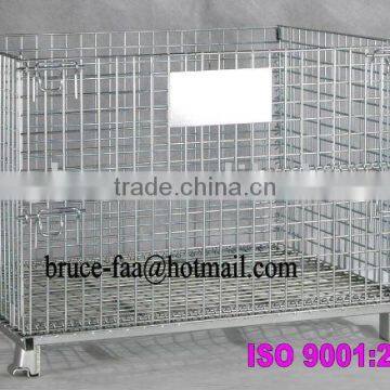 stacking wire storage cage/mesh container
