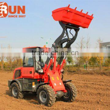 Qingdao Everun New 1.0 Ton Farm Machinery Mini Wheel Loader Made In China