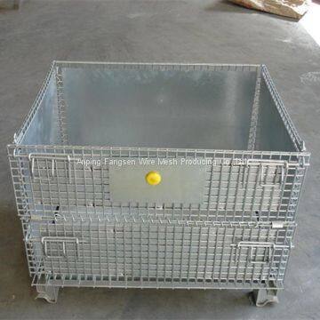 Контейнер из оцинкованной проволочной сетки photo-3
