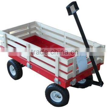 Hot Sale Wooden Kids Beach Trolley Pulling Cart photo-2