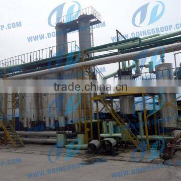 biodiesel plant with pretreatment, pre-esterification, tansesterification, rectification