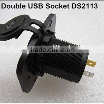 Panel Mount Dual USB Socket