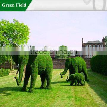 Elephant Wire Frame Topiary with Moss Topiary Garden