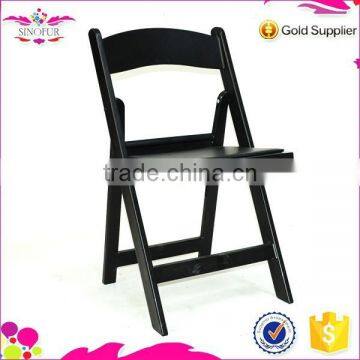 New design Qingdao Sinofur waterproof wooden folding chair furniture