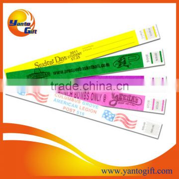 Cheap Branded tyvek wristband