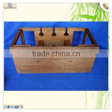 Sale Good Quality Pine Wooden Wine Holder Rack Pack photo-4