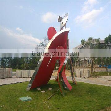 Sculpture Abstract Modern Sculpture Stainless Steel Outdoor Sculpture photo-3