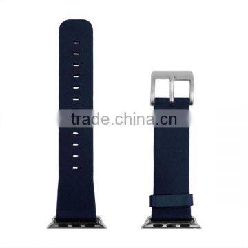 Quality Guaranteed Make To Order Imported Leather Fake Leather Watch Strap For Apple Watch Band photo-5