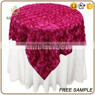 Ornate Rosette Table Cloth for Wedding/party/show photo-3