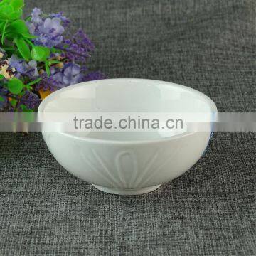 Hot Stoneware Ceramic Coconut Shell Bowl White Porcelain Bowl Stock