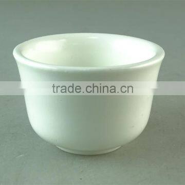 good quality foundation bulk white coffee ceramic cup for wholesale