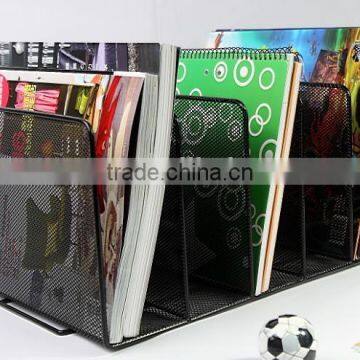 Metal Mesh Big Desk Letter Sorter/Magazine Holder