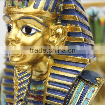 Polyresin Sphinx, Egyptian Goddess Antique Candle Holder photo-3