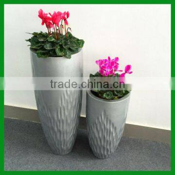 FO-237 Outdoor Garden Fiberglass Flower Planter for Decor photo-2