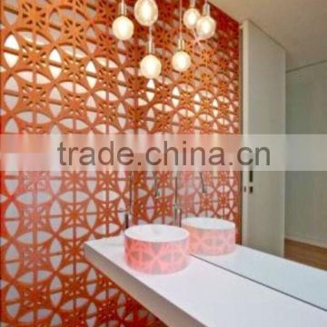 Carved acrylic customer sized Decorating wall panel