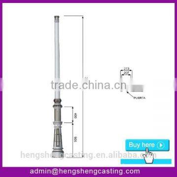 China Supplies Antique Cast Iron Street Lighting Pole Base photo-4