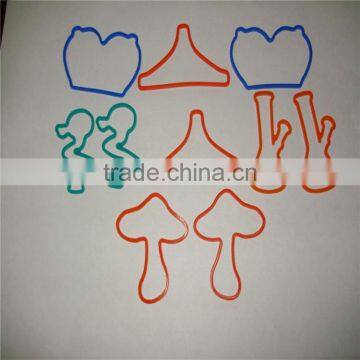 2015 Hot Selling Silicone Hair Ties Colorful Silicone Hair Bands Bracelet for Girls and Children photo-5