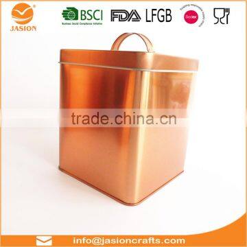 SET0653 Set of 5 Hot Sale Europe Golden Printing Kitchen Bread Tea Coffee Sugar Biscuits Storage Set photo-3