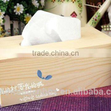 Hot Sell Wooden Natural Tissue Box photo-3