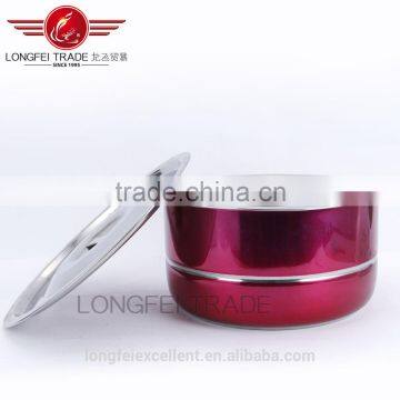 Colorful Red Stainless Steel Steam Steel Lids Stockpot photo-3