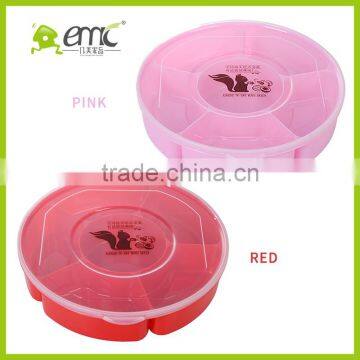 Emc Food Storage Boxes, Food Storage Box With Dividers, Round Shape Plastic Food Storage Box photo-6