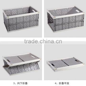 High Quality Plastic Travel Floding Storage Basket photo-4