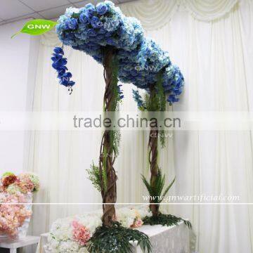 GNW FLW161018A High quality big wood wedding arch for Decorative centerpieces
