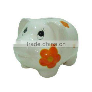 wholesale ceramic cute piggy money bank for children saving money