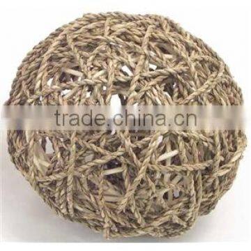 Eco Friendly 100 % Natural Handwoven Bamboo Rattan and Seagrass Decorative Ball photo-4