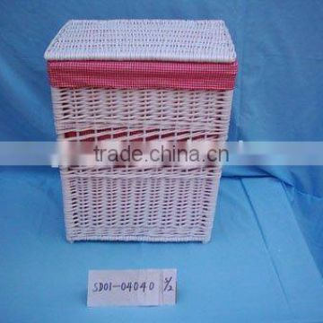 cheap willow laundry basket