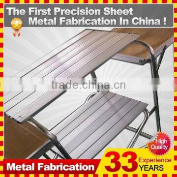 Outdoor Food Prep Area Portable Cooking Kitchen Grill Table Folding Camping Rack photo-6
