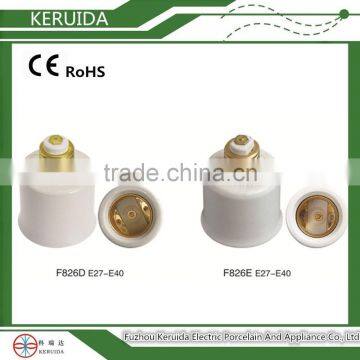 E27-E40 ceramic lampholder adaptor/porcelain adapter lampholder converter